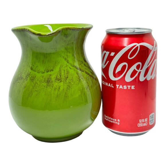 MCM De Silva Ceramiche Italian Vibrant Green Pitcher - Picture 7 of 9